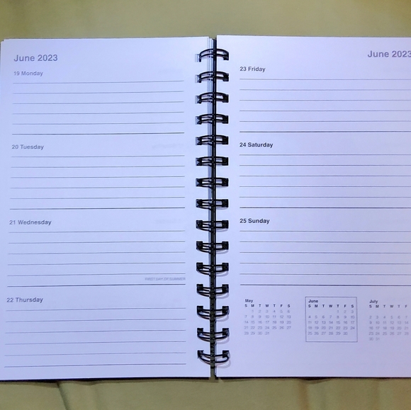 Coach Accessories Coach 2222023 6 X 8 Spiral 6month Planner Book